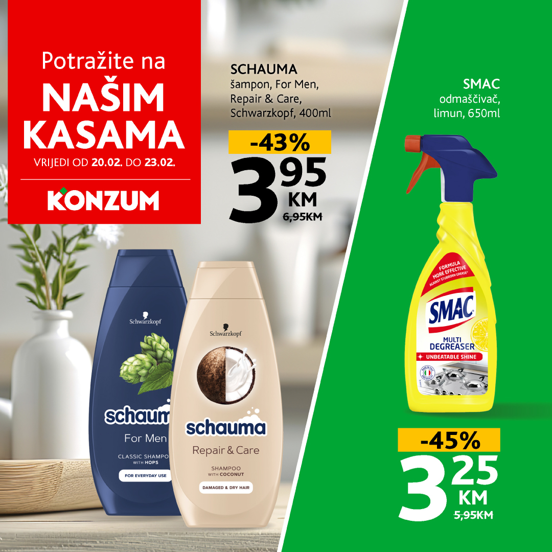 Konzum AKCIJA NA KASAMA 