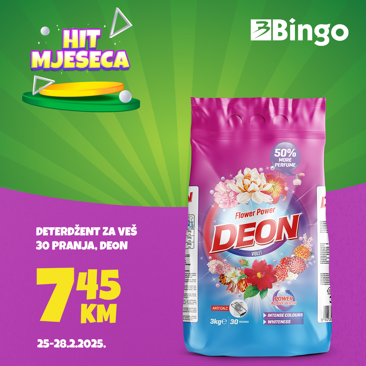 Bingo HIT MJESECA 25-28.2.2025. 