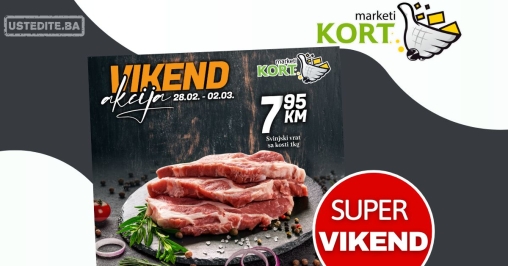 Kort vikend akcija 28.2-2.3.