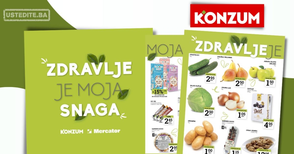 Konzum katalog ZDRAVE NAMIRNICE 18.2-3.3.2025.