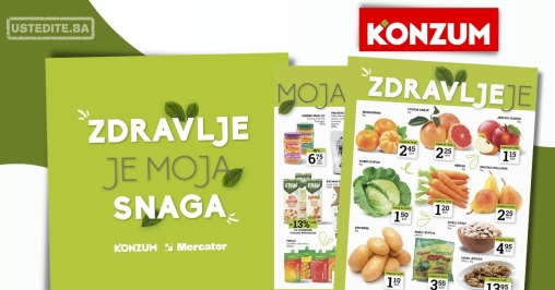 Konzum katalog ZDRAVE NAMIRNICE 4-17.02.2025.