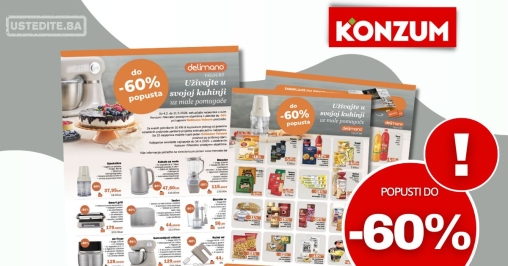 Konzum akcija DELIMANO 4.2-31.3.2025.