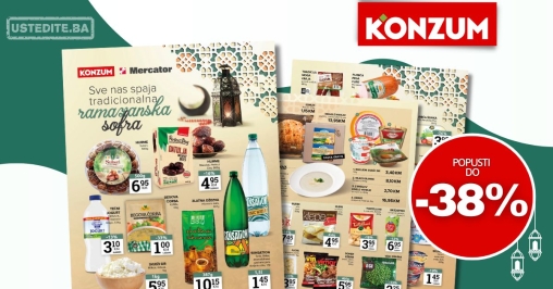 Konzum katalog Ramazanska ponuda 24.2-30.3.2025.