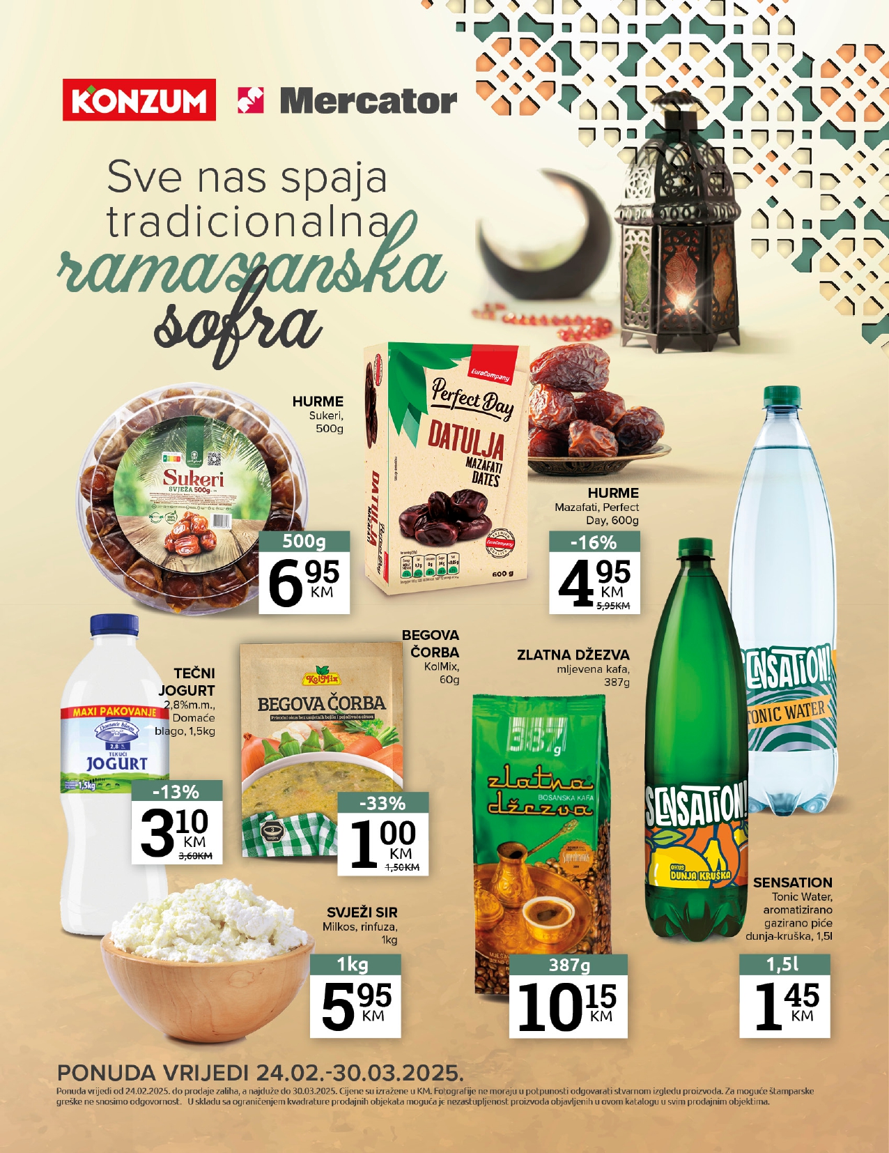 Konzum katalog Ramazanska ponuda 24.2-30.3.2025.