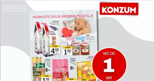 Konzum akcija KUĆNI LJUBIMCI 28.2- 3.3.2025.