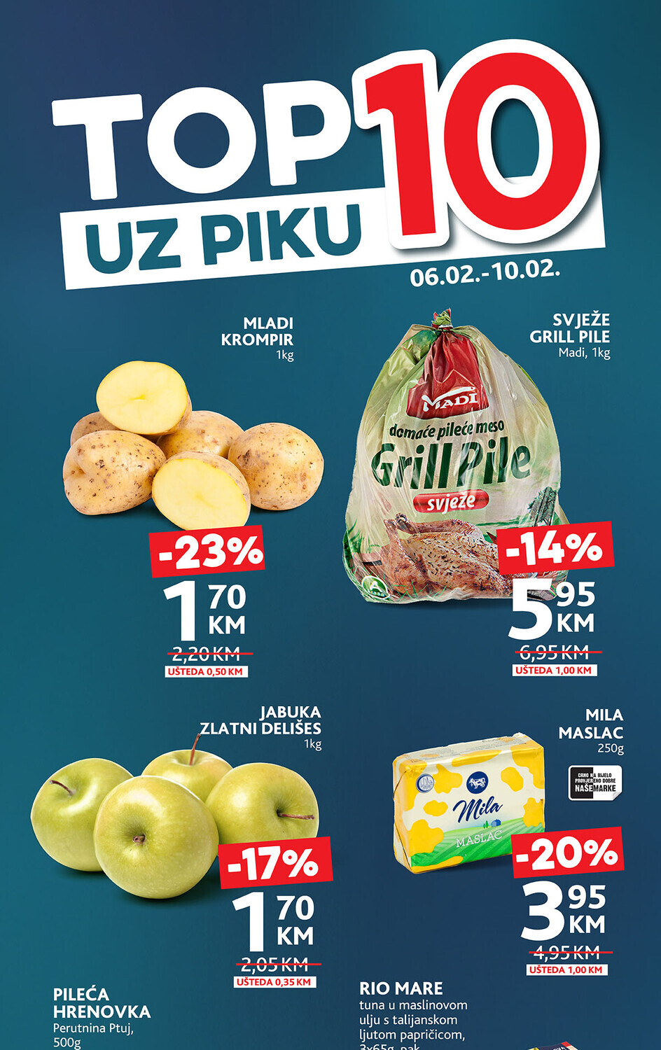 Konzum katalog TOP 10 UZ PIKU 6-10.2.2025. 