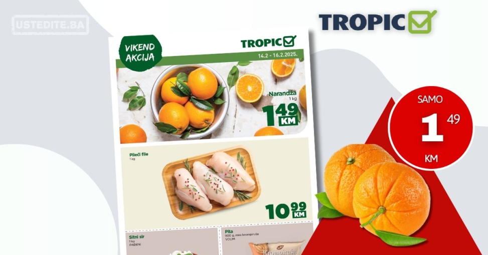 Tropic vikend akcija 14-16.2.2025.