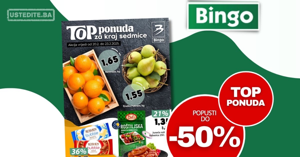 Bingo vikend akcija 20-23.2.2025.