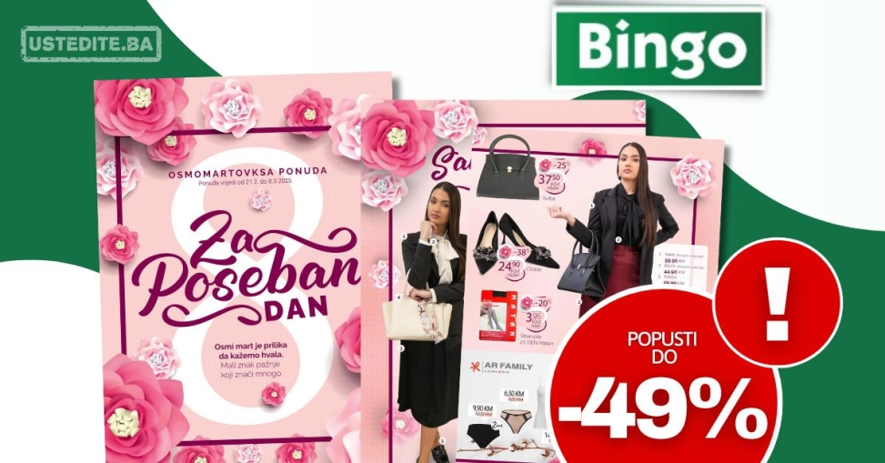 Bingo katalog Osmomartovska ponuda - 21.2-8.3.2025.