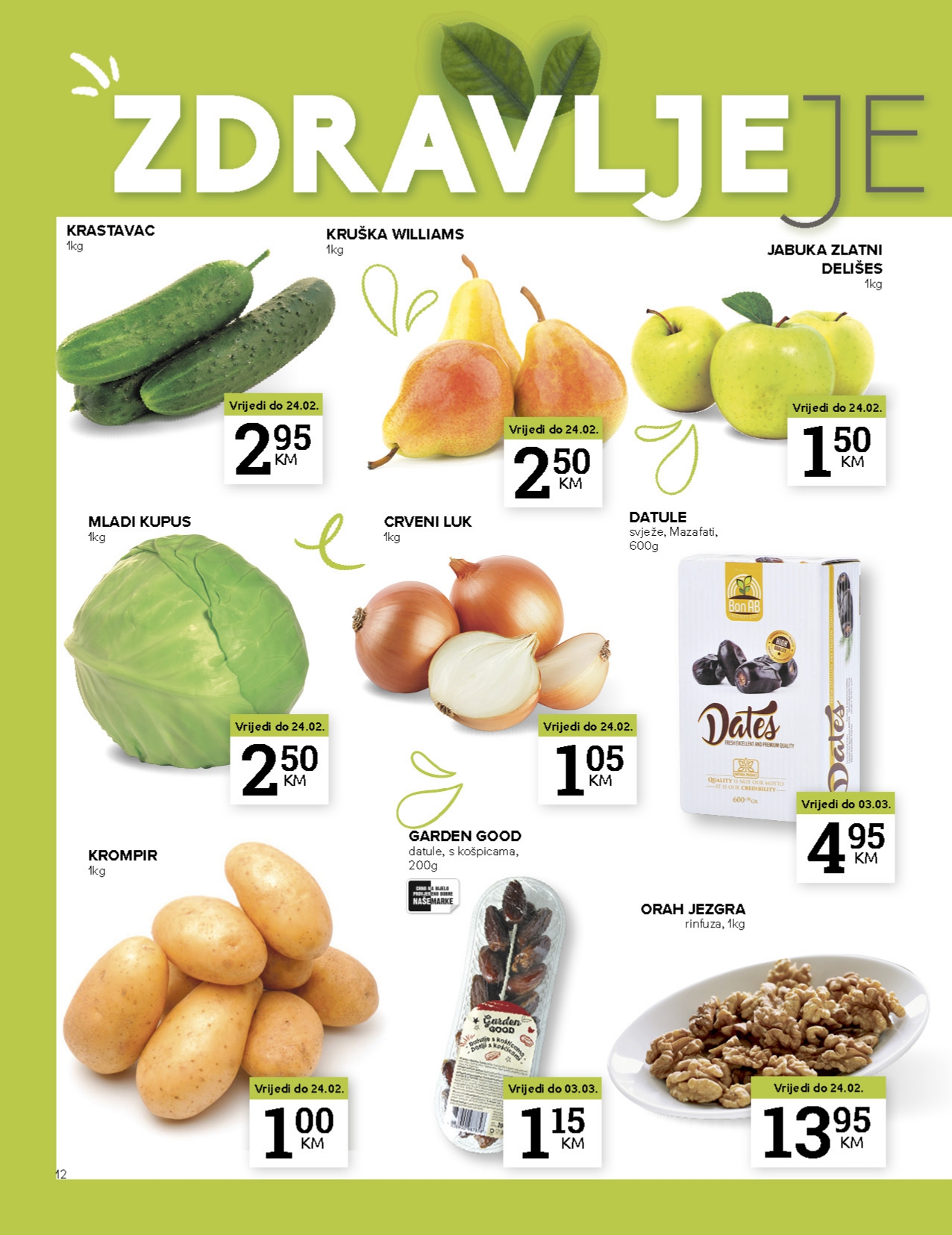 Konzum katalog ZDRAVE NAMIRNICE 18.2-3.3.2025.