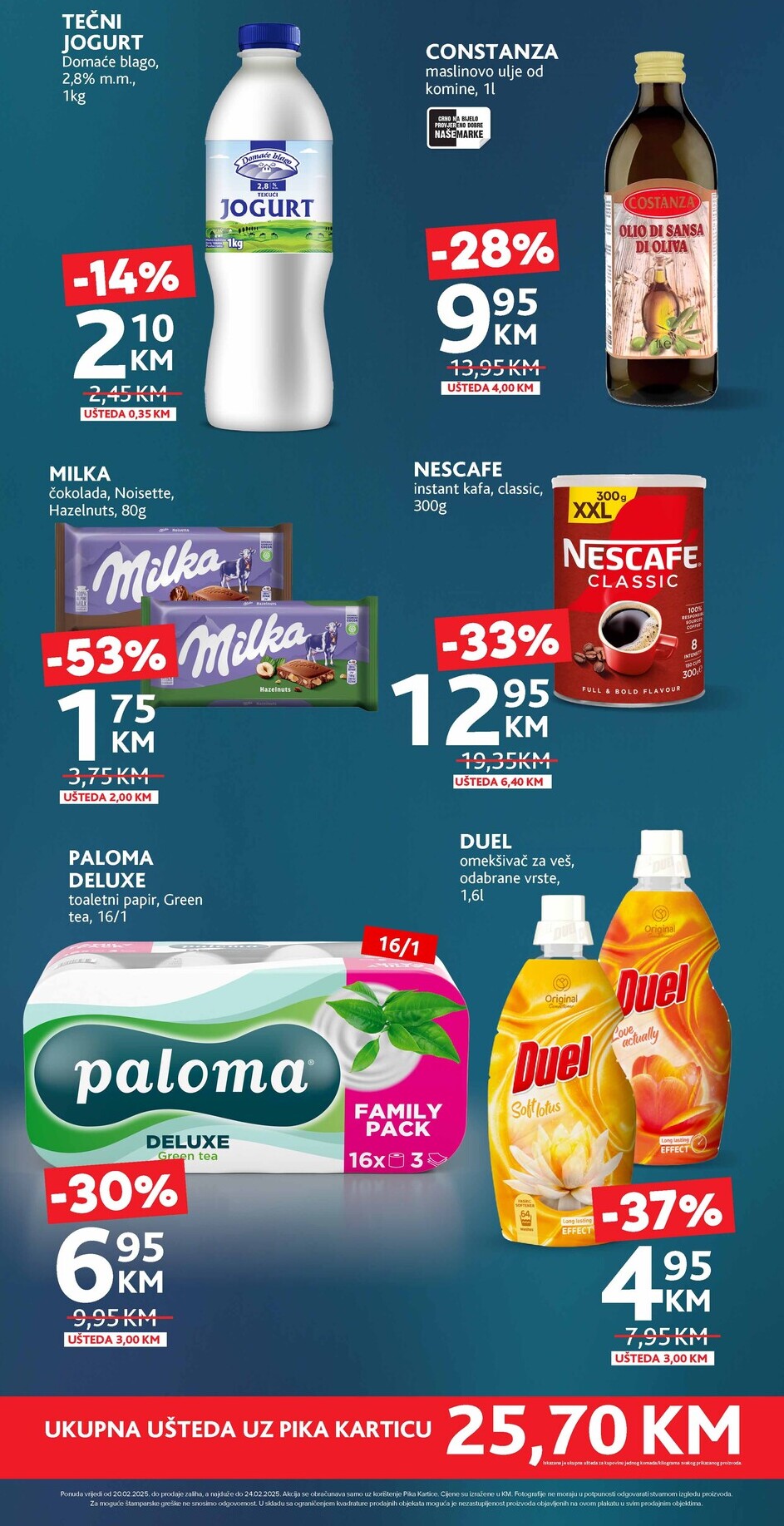 Konzum katalog TOP 10 UZ PIKU 20-24.2.2025.