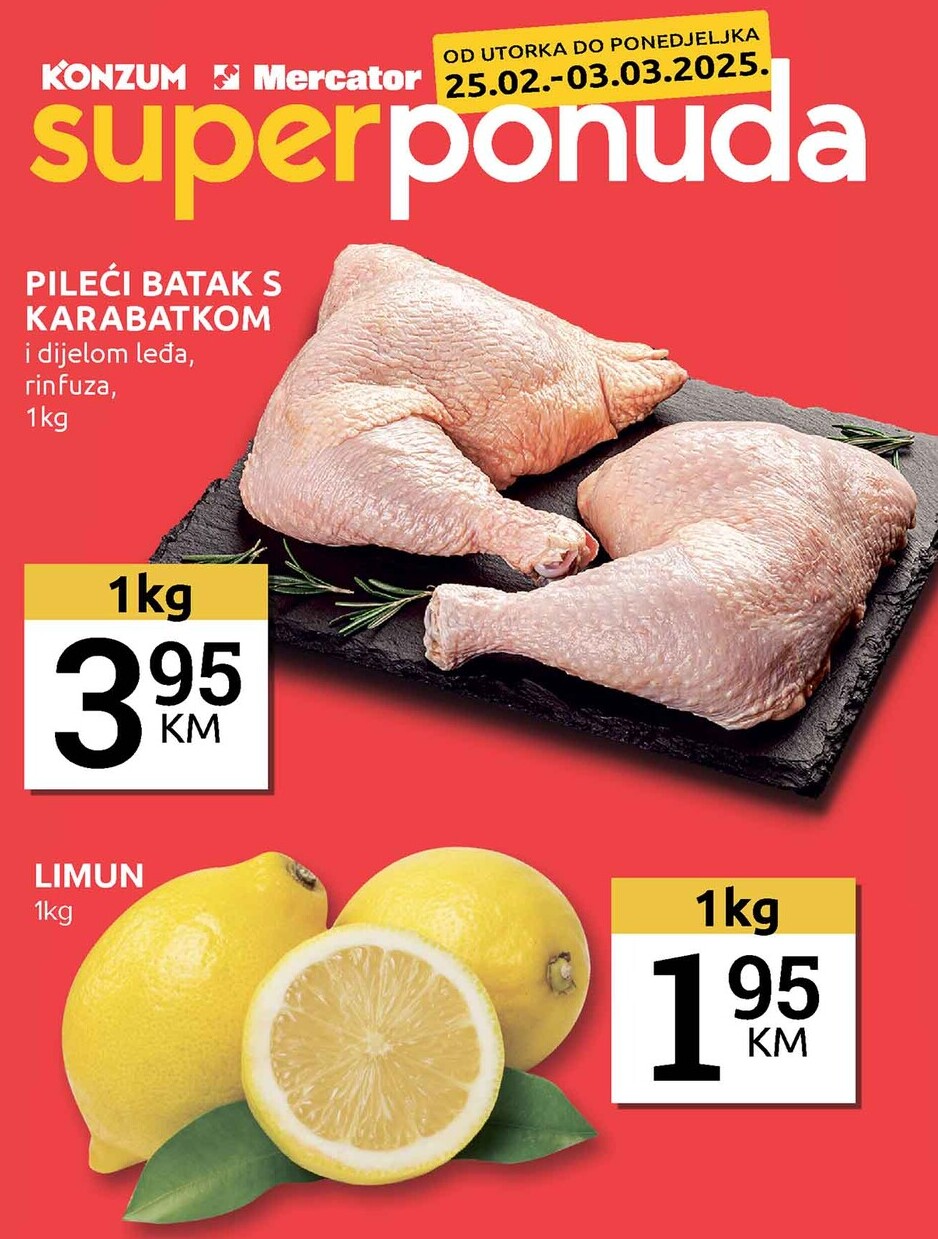 Konzum SUPER PONUDA 25.2-3.3.2025.