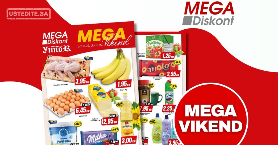 Mega Diskont vikend akcija 13-16.2.2025.