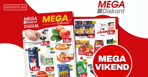 Mega Diskont vikend akcija 27.2-2.3.2025.