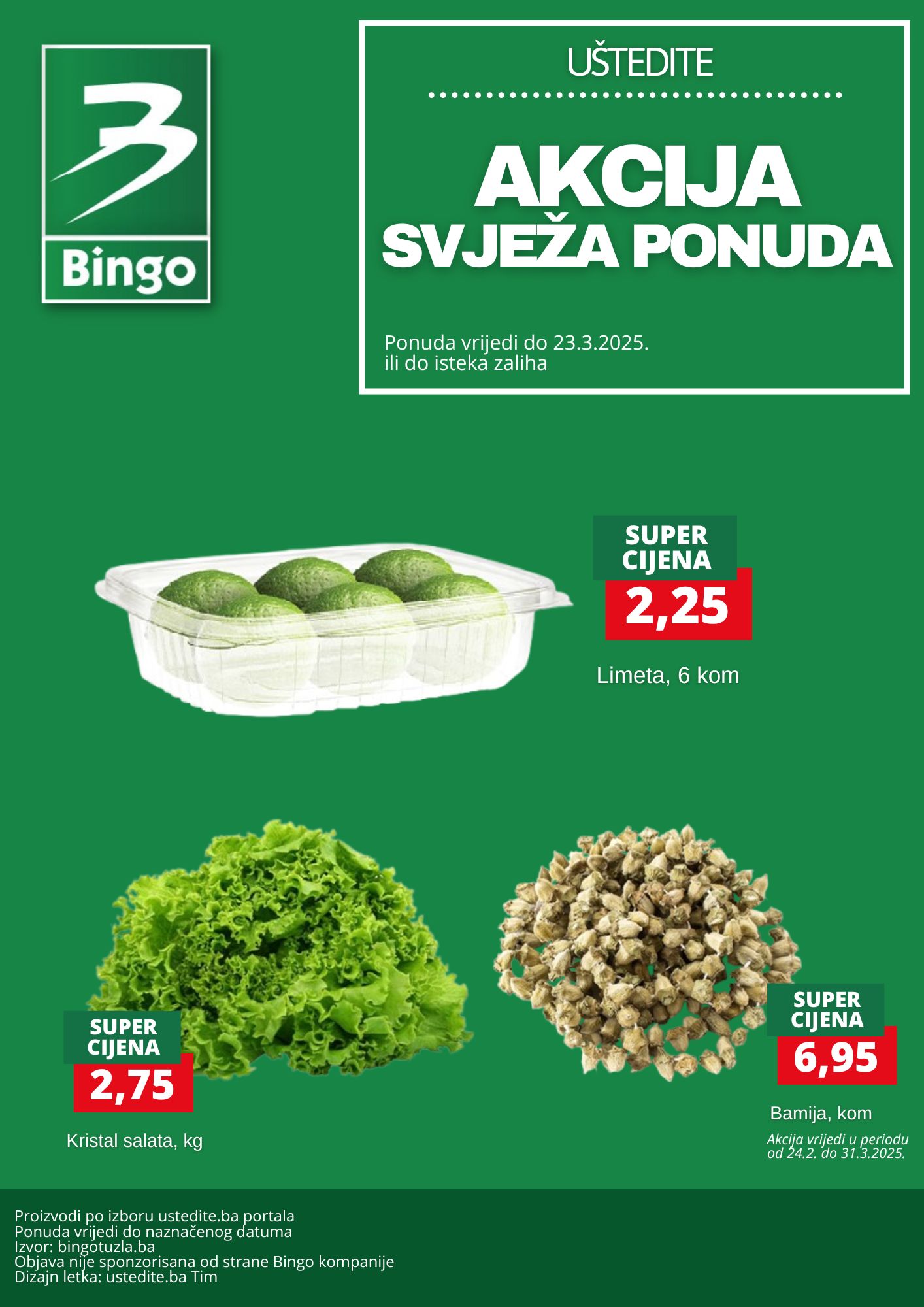 Bingo akcija SVJEŽA PONUDA