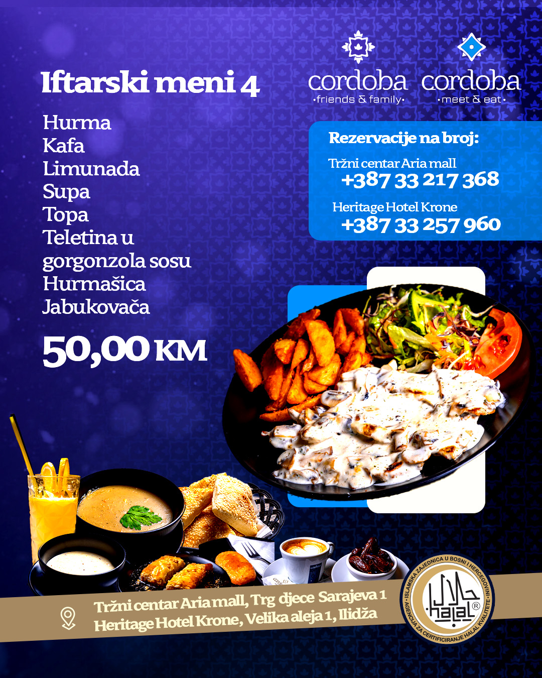 Cordoba IFTARSKI MENI