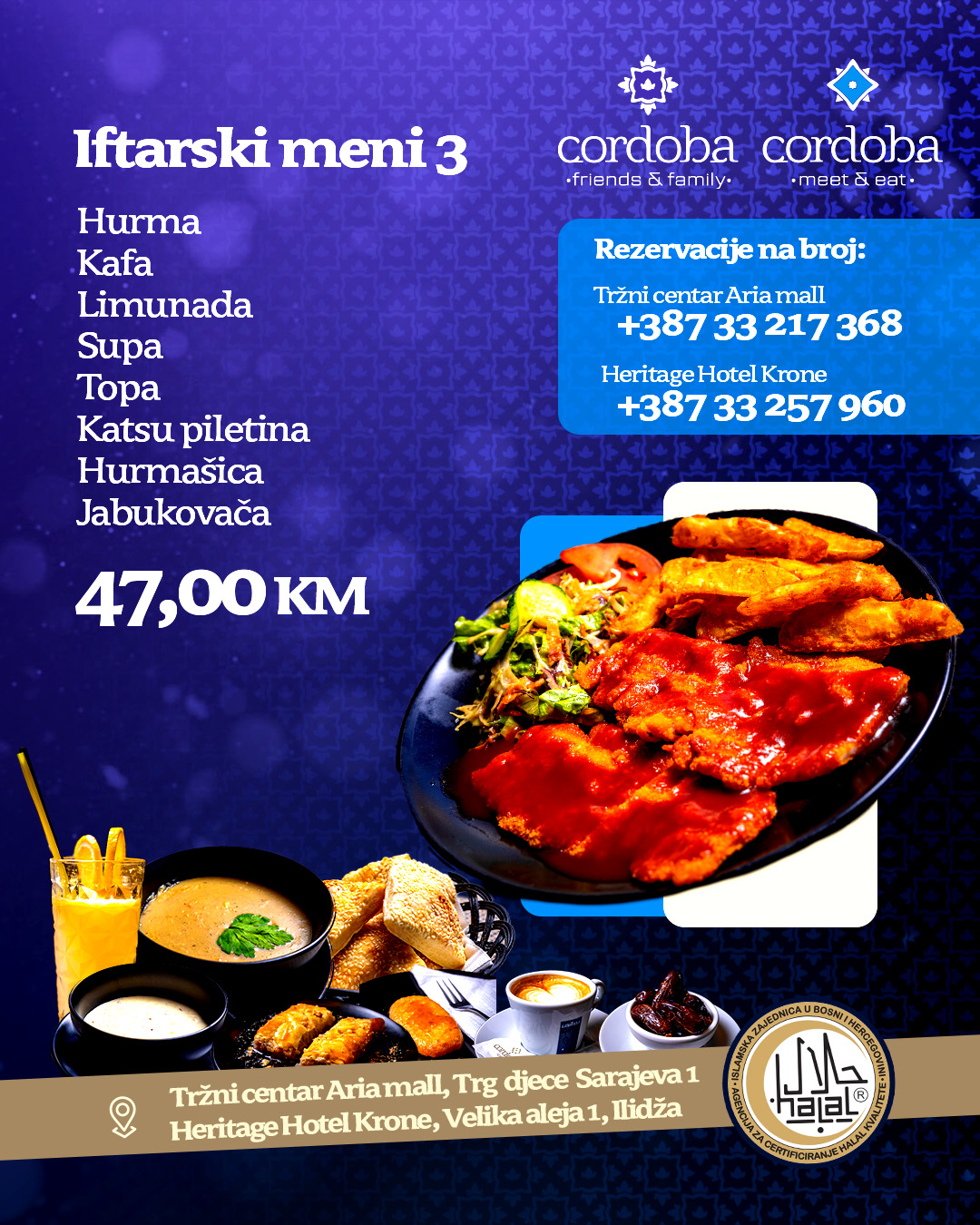 Cordoba IFTARSKI MENI