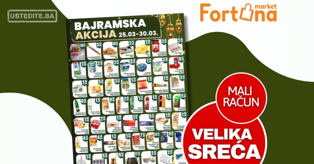 Fortuna BAJRAMSKA AKCIJA 25-30.3.2025.