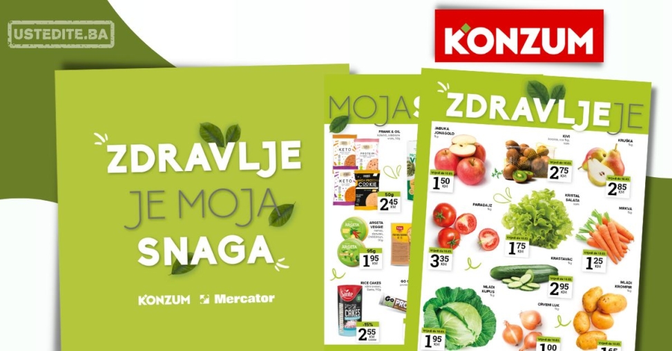 Konzum katalog ZDRAVE NAMIRNICE 4-17.3.2025.