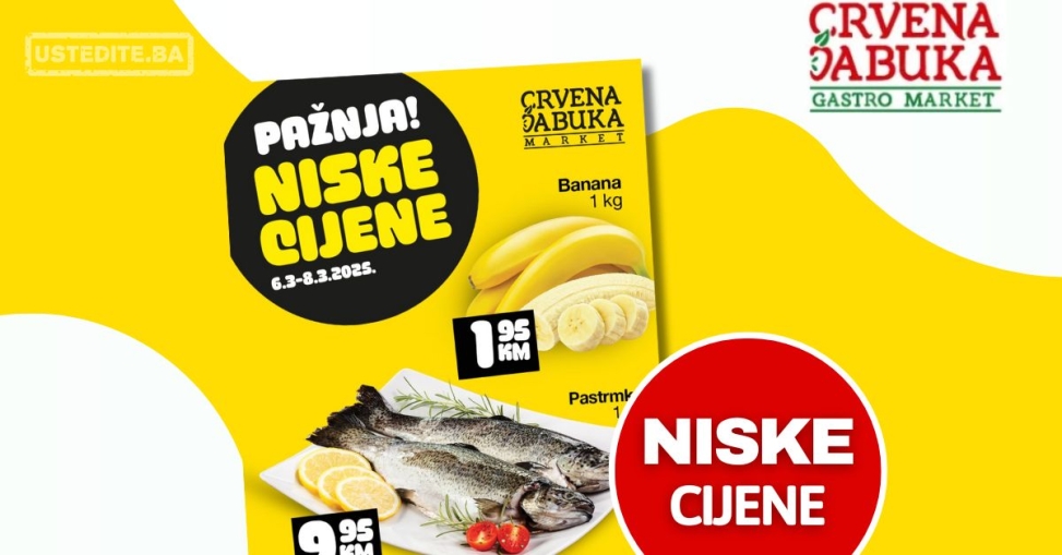 Crvena jabuka vikend akcija 6-8.3.2025.