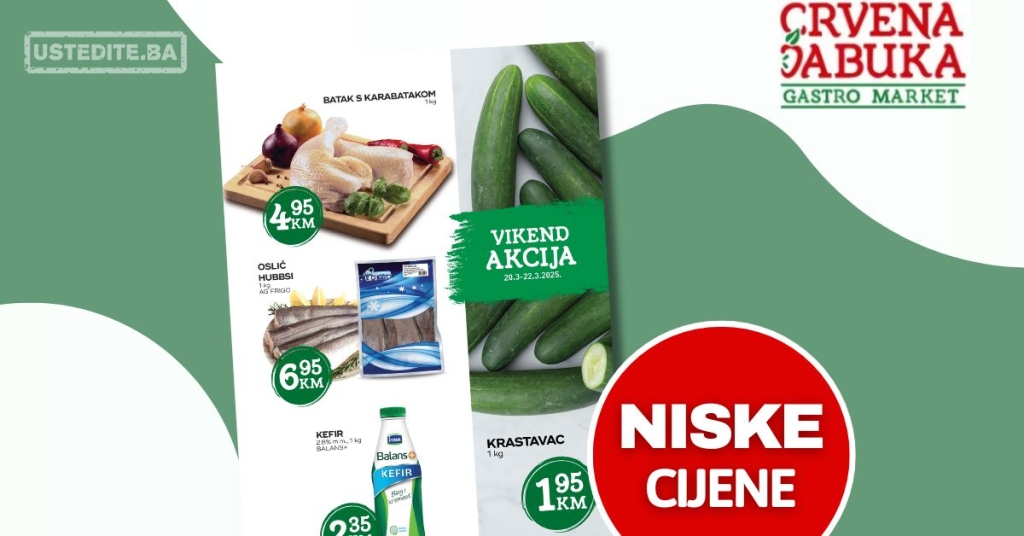 Crvena jabuka vikend akcija 20-22.3.2025.