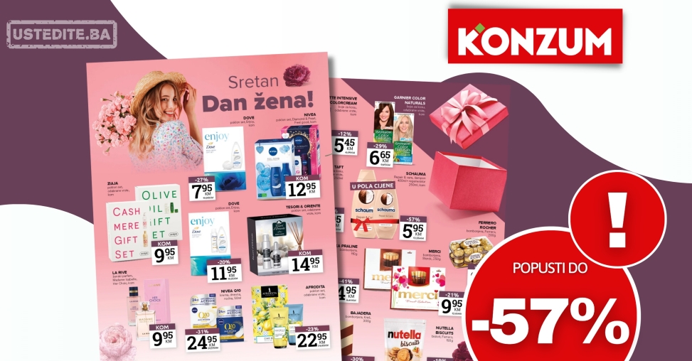 Konzum katalog DAN ŽENA 4-17.3.2025.