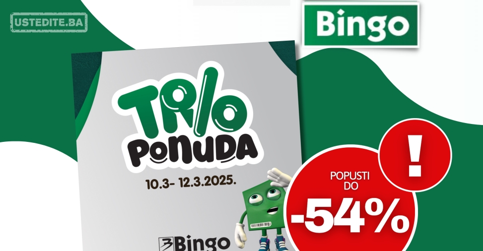 Bingo akcija TRIO PONUDA 10-12.3.2025.