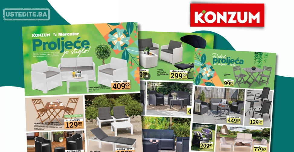 Konzum katalog PROLJETNA AKCIJA 13.3-30.4.2025.