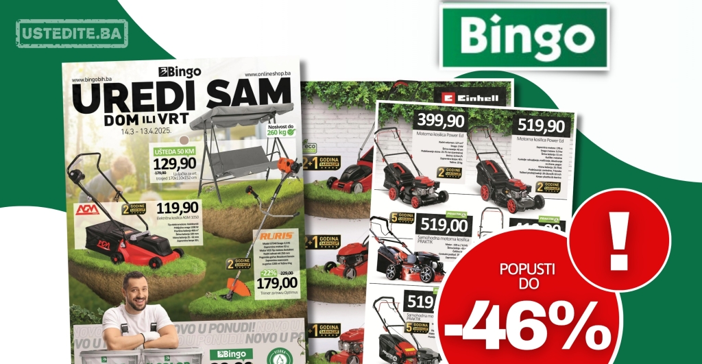 Bingo katalog Uredi sam dom ili vrt 13.3-13.4.2025.