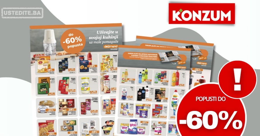 Konzum top akcija DELIMANO 4.2-31.3.2025.