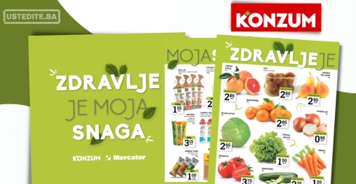 Konzum katalog ZDRAVE NAMIRNICE 1-14.4.2025.