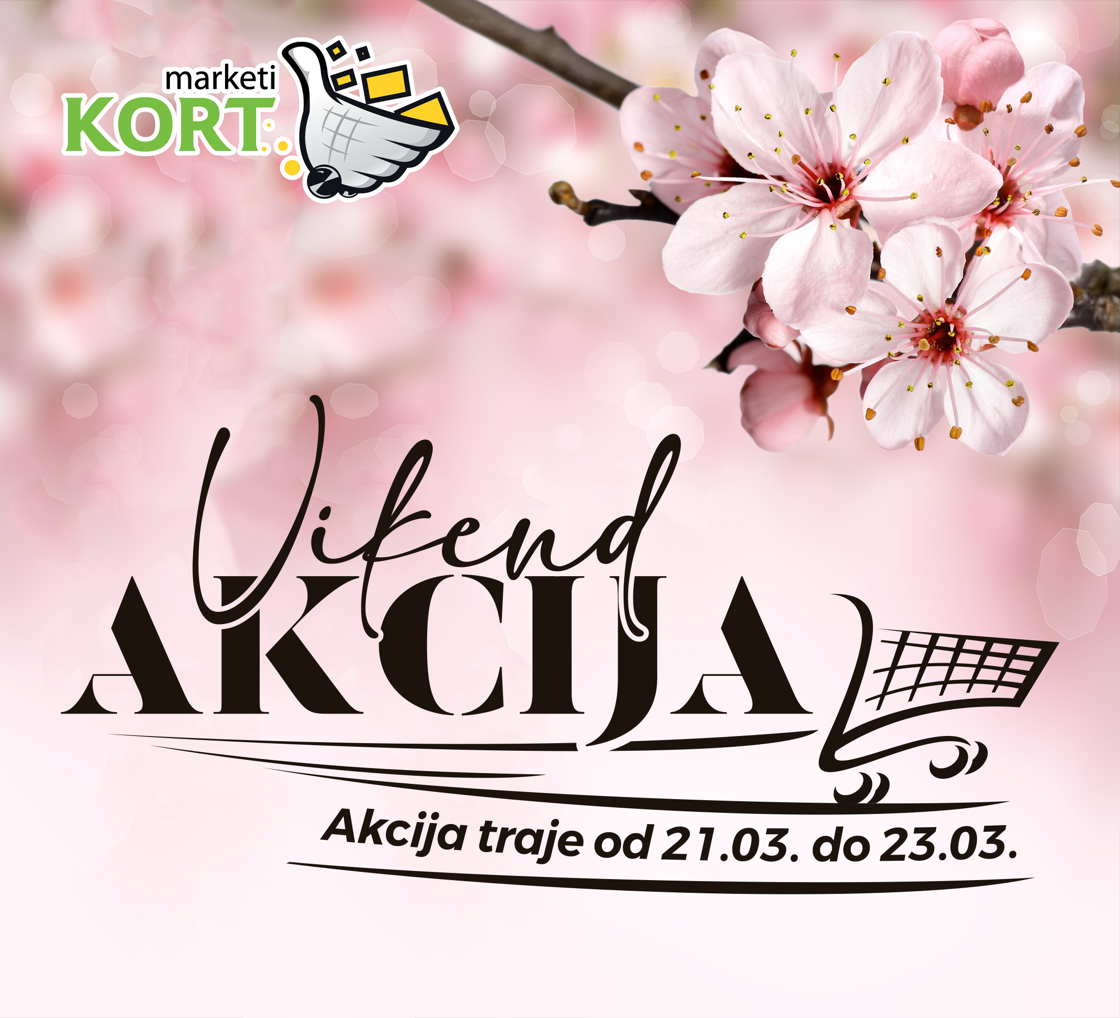 Kort vikend akcija 21-23.3.2025.