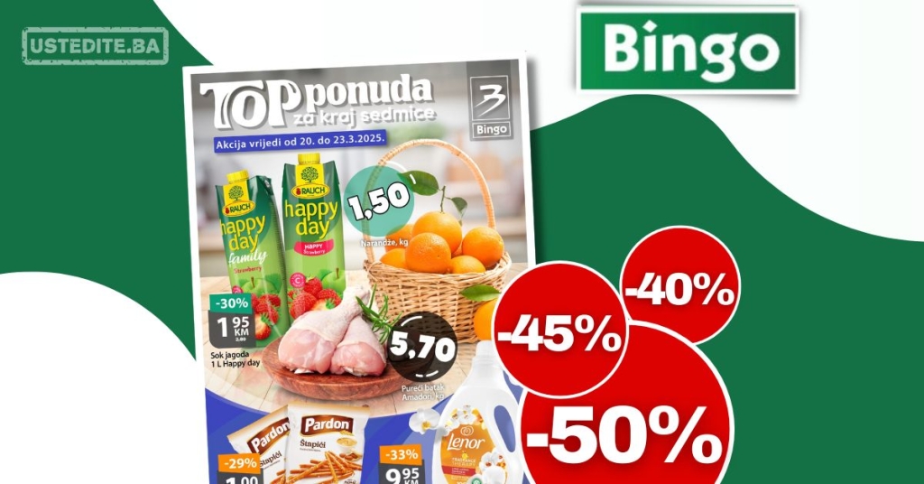 Bingo vikend akcija 20-23.3.2025.