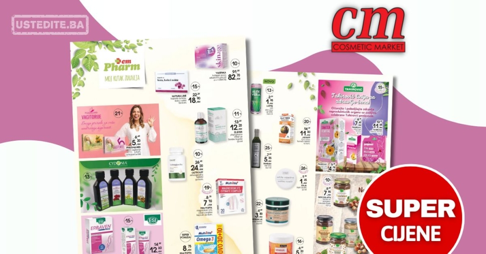 CM Pharm katalog – sniženje do 21.3.2025.