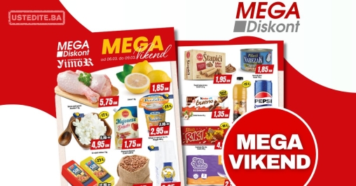 Mega Diskont vikend akcija 6-9.3.2025.