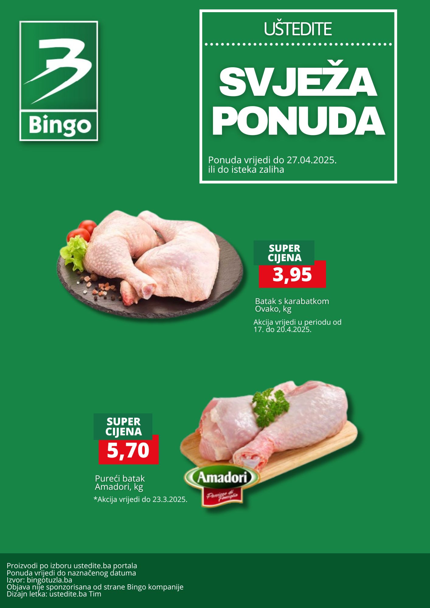 Bingo MESNICA – akcija do 27.4.2025.