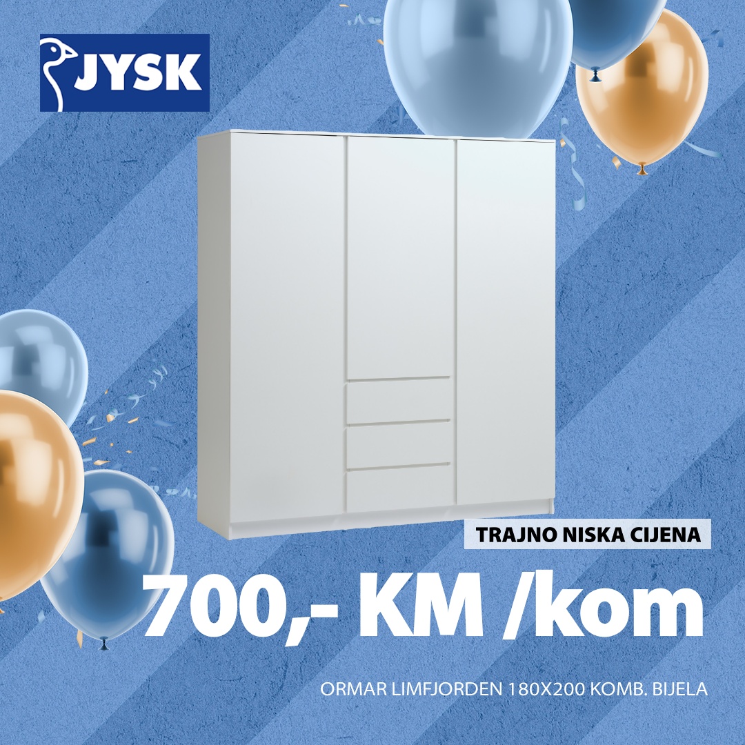 Jysk TOP SNIŽENJE – akcija do 15.4.2025.