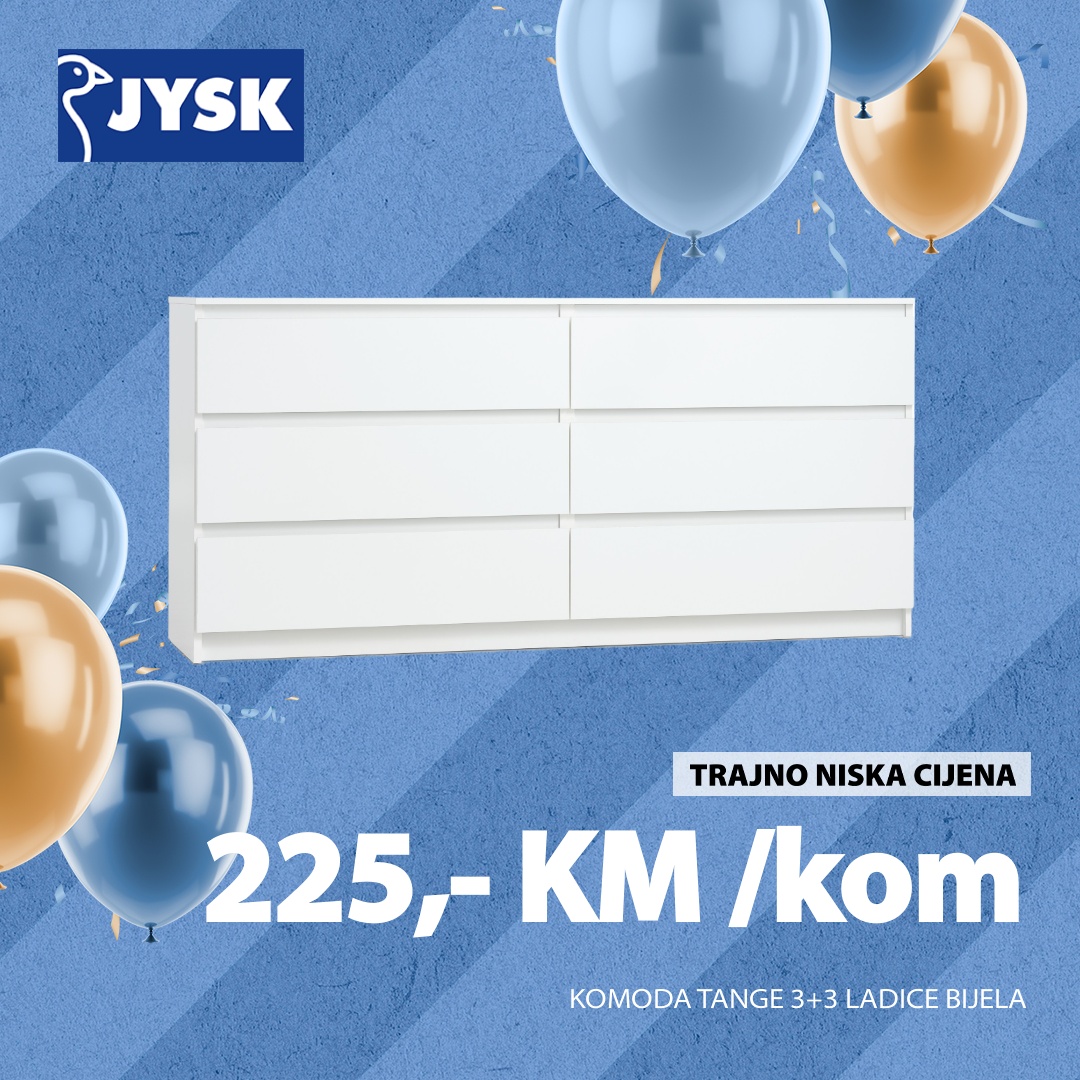 Jysk TOP SNIŽENJE – akcija do 15.4.2025.