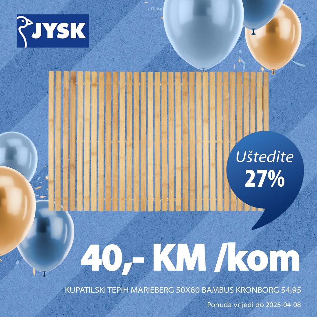 Jysk TOP SNIŽENJE – akcija do 15.4.2025.