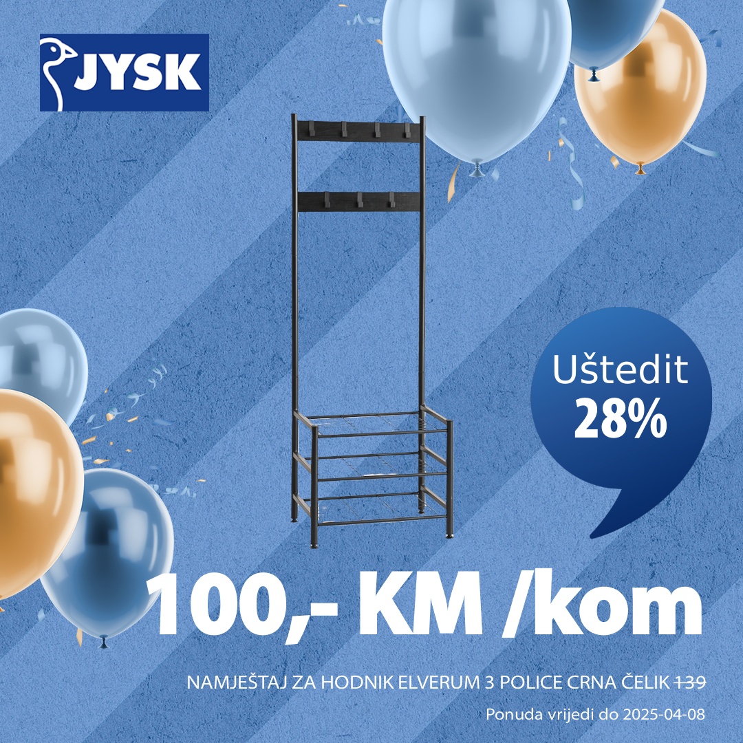 Jysk TOP SNIŽENJE – akcija do 15.4.2025.