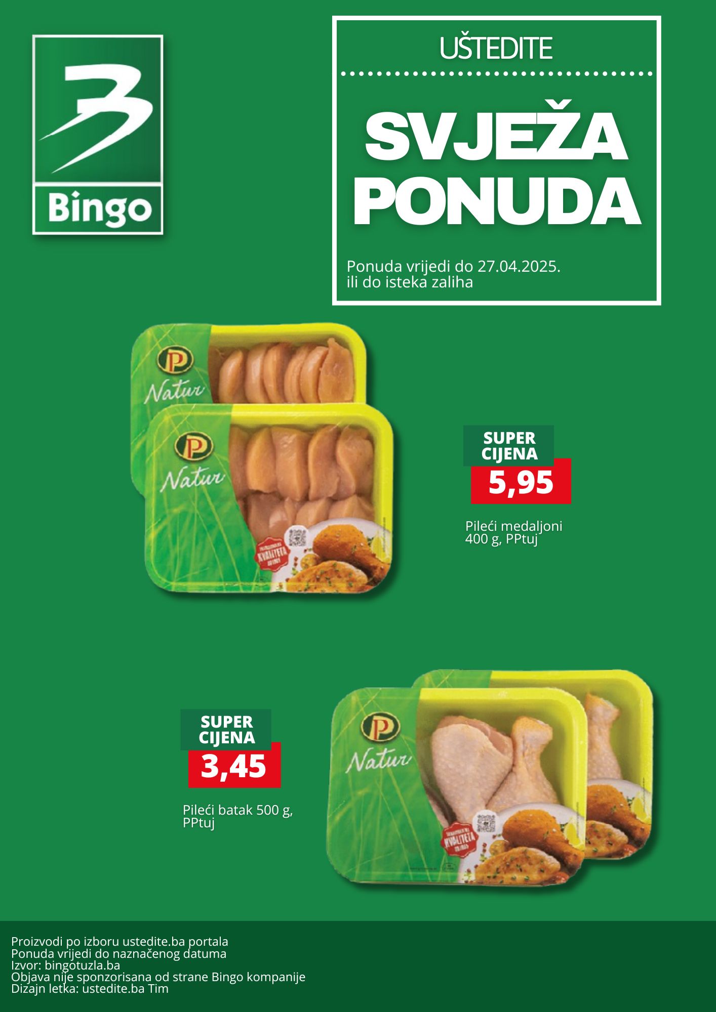 Bingo MESNICA – akcija do 27.4.2025.