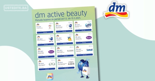 dm KUPONI – dm active beauty – akcija do 15.5.2025.