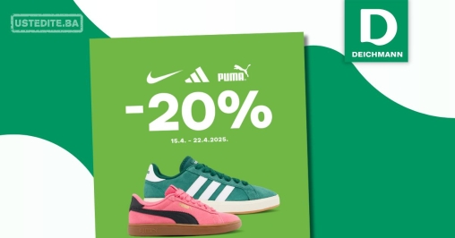 Deichmann SNIŽENJE – akcija do 22.4.2025.