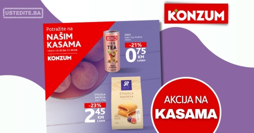Konzum AKCIJA NA KASAMA