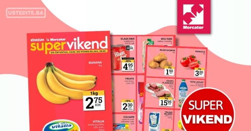 Mercator vikend akcija 24-28.4.2025.
