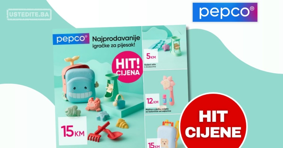 Pepco IGRAČKE ZA PIJESAK – akcija do 7.5.2025.