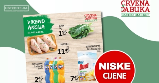 Crvena jabuka vikend akcija 10-12.4.2025.