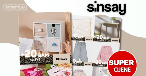 Sinsay SUPER AKCIJA 8.4.2025.