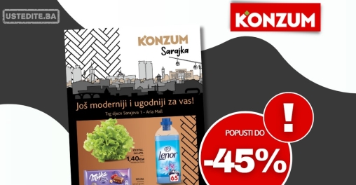 Konzum SARAJKA 14-27.4.2025.