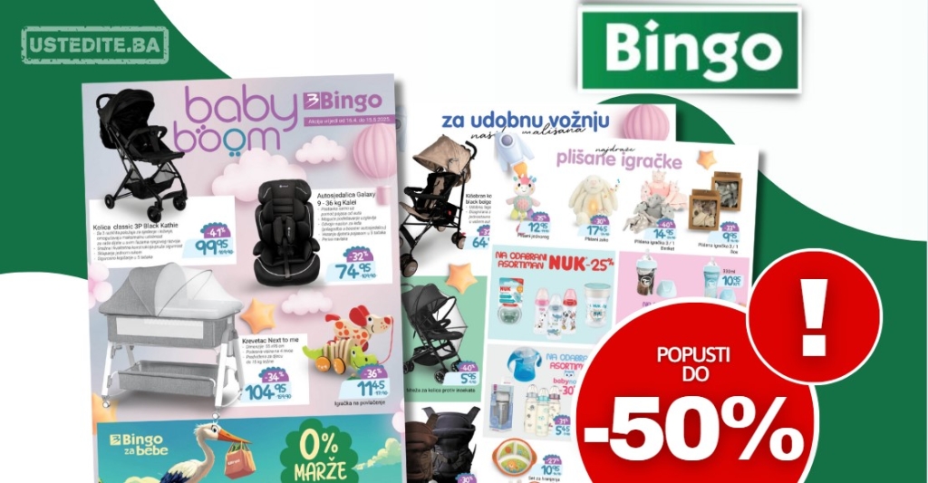 Bingo katalog BABY BOOM 16.4-15.5.2025.